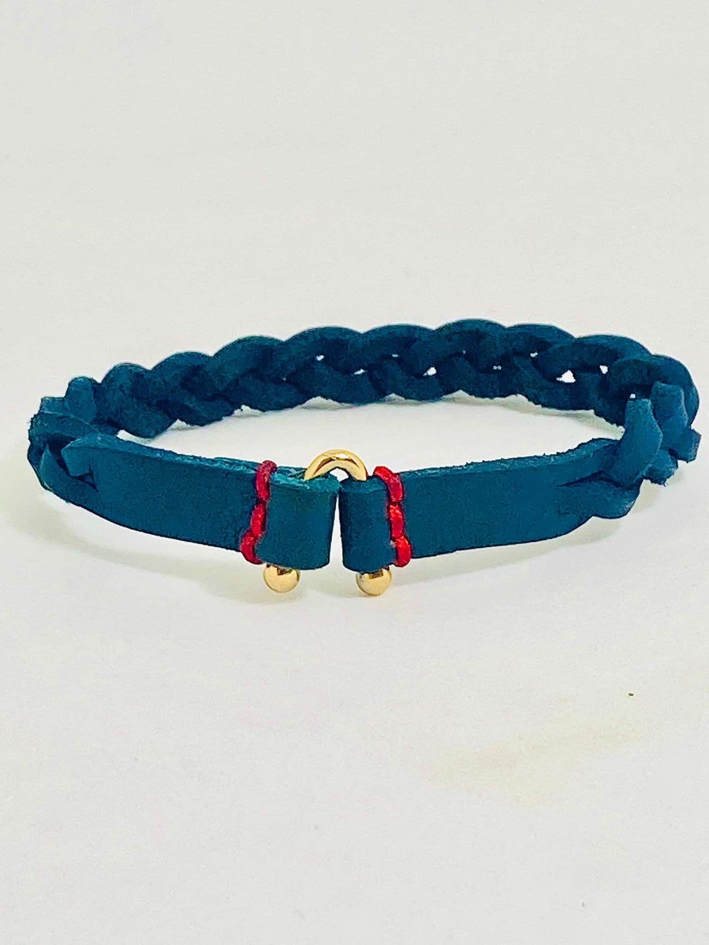 bracelet cuir tressé B9