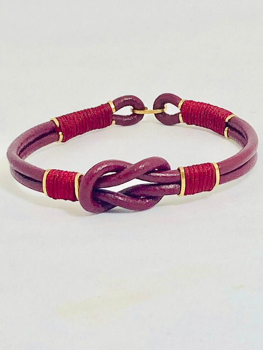 bracelet cuir noeud B24