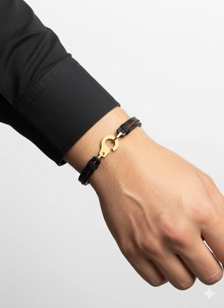 Bracelet cuir single B1